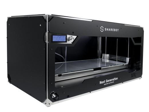 Stampa in 3D con Sharebot XXL Plus